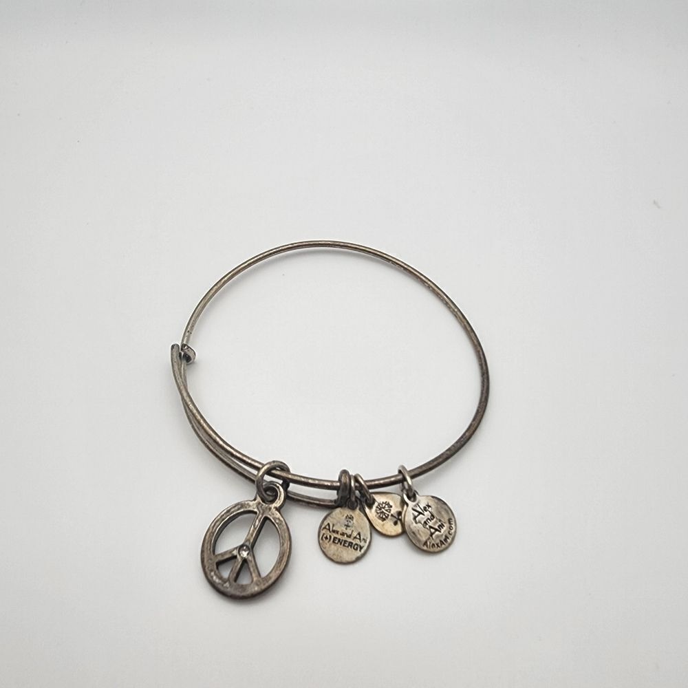 Alex & Ani Peace Sign Bracelet
